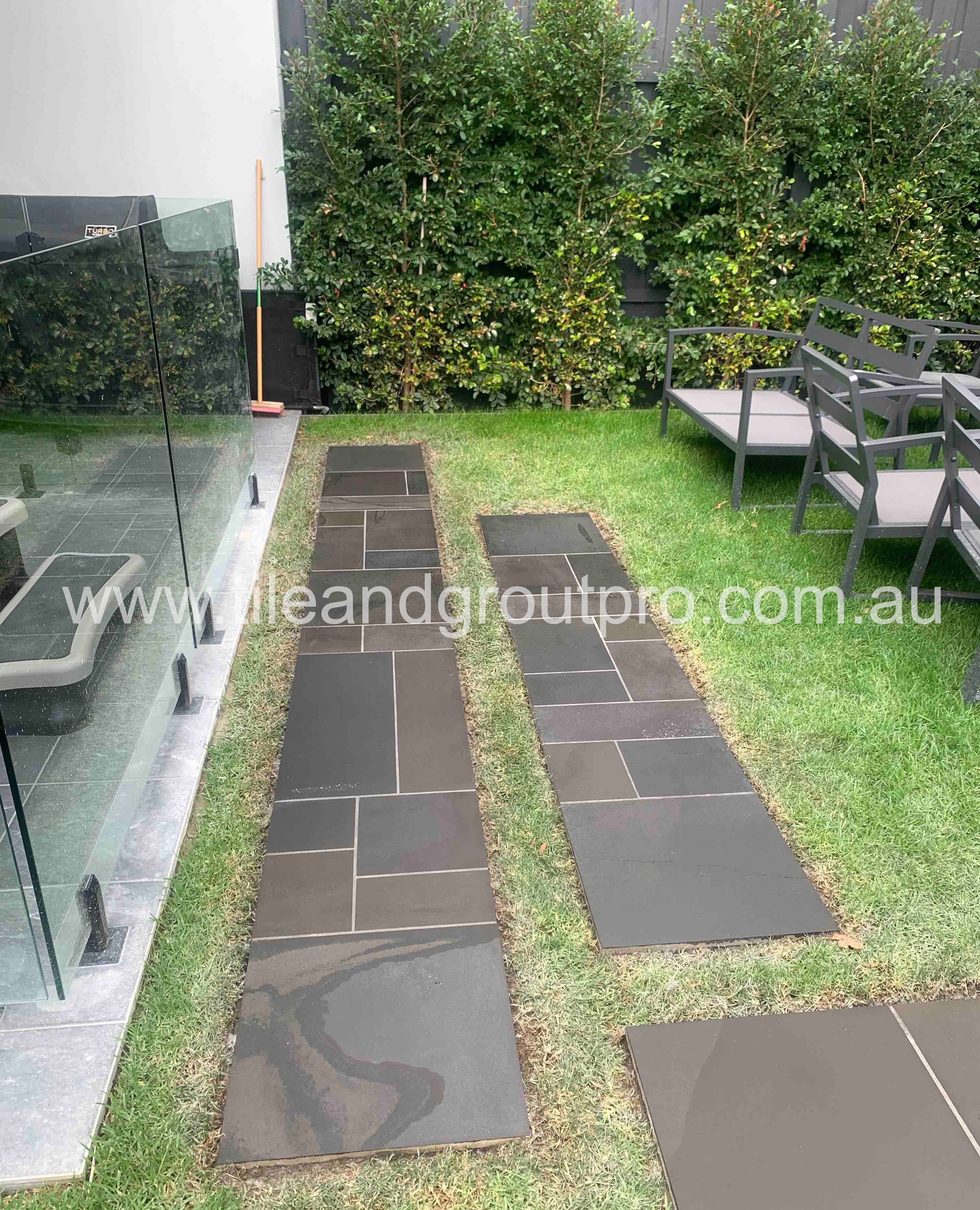 Bluestone honing results