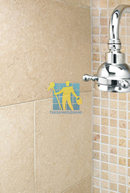 Thala cream limestone shower tile example