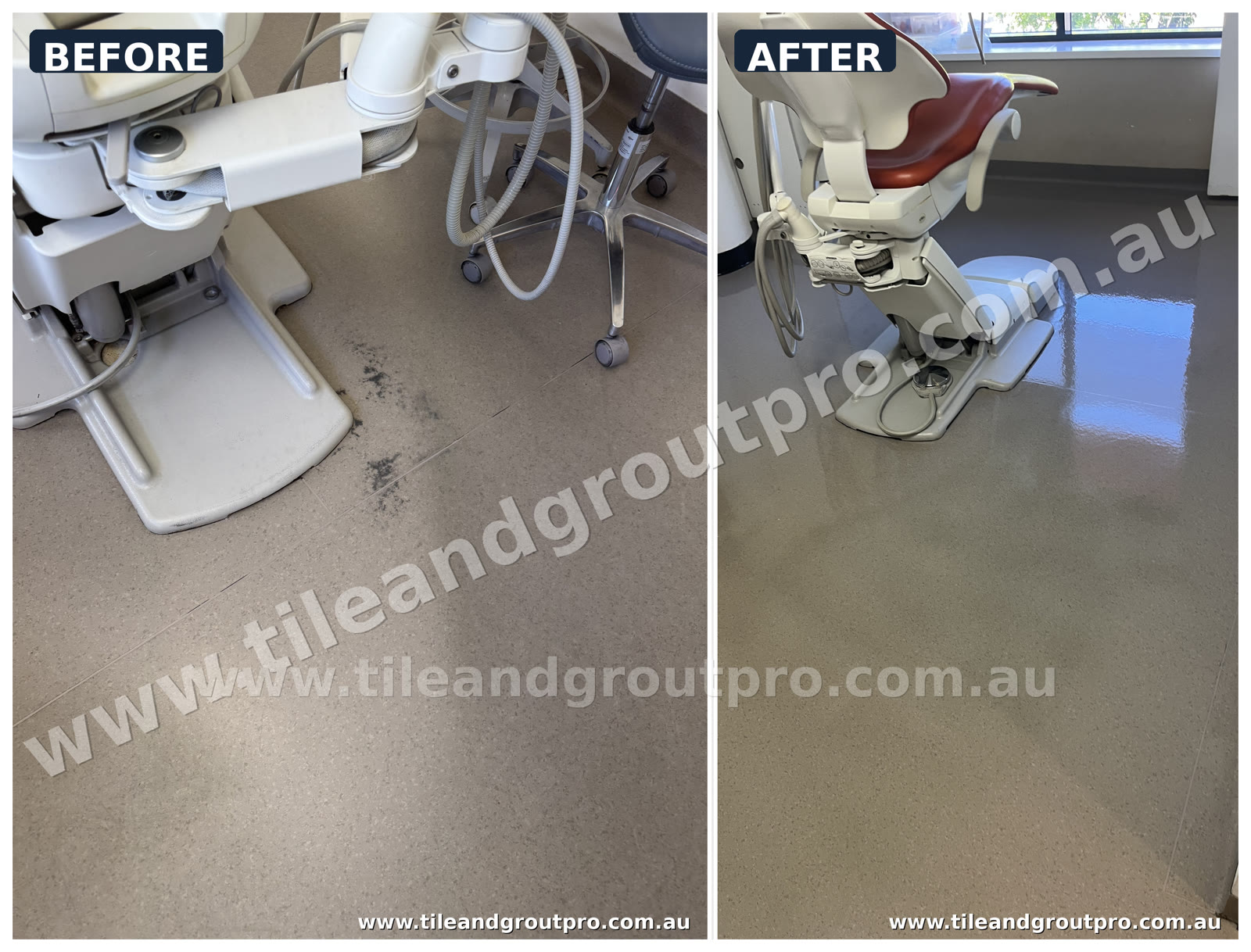 Vinyl sealing and presentation improvement before and after in Mount Lawley