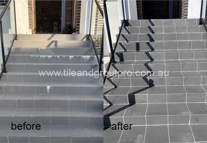 Epoxy grout bathroom and floor regrouting results