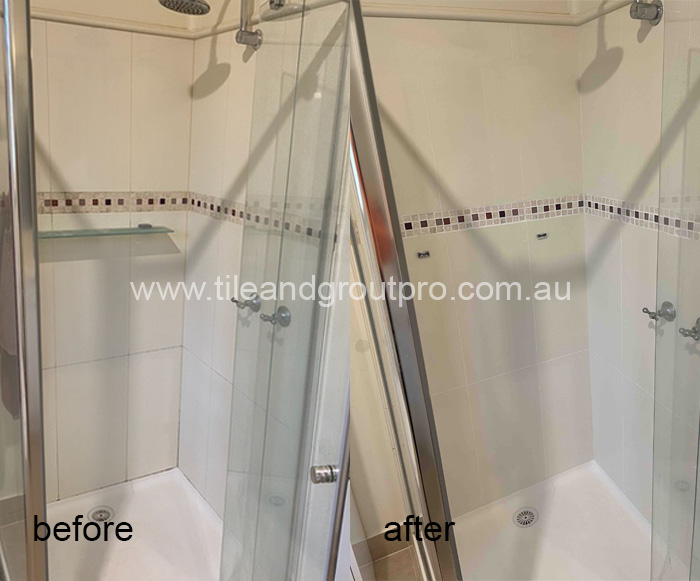 Leaking shower repair and tile grout replacement in Mount Lawley