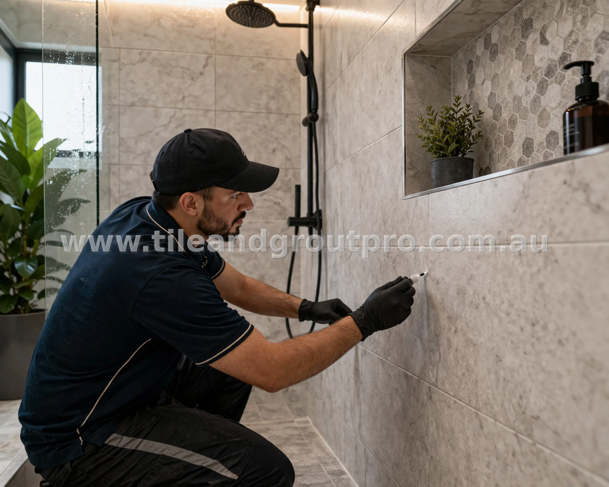 bathroom wall tile sealing service