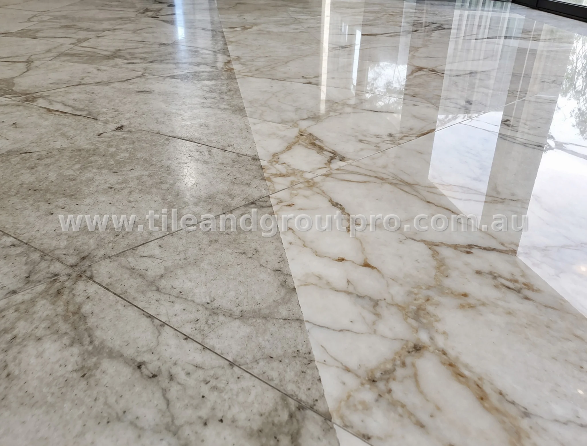 Marble floor sealing finish in Wantirna