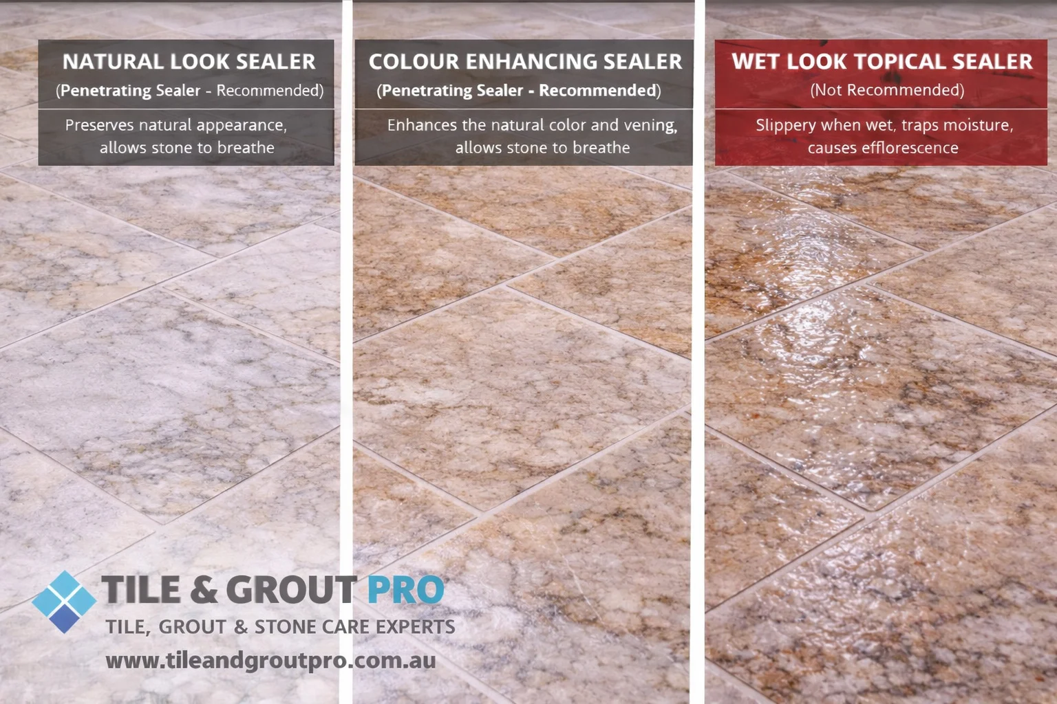 Natural limestone sealing options in Mount Lawley