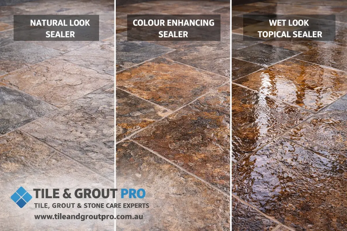 slate sealer finish comparison