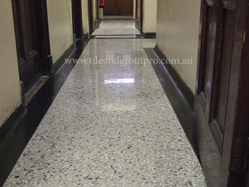 Terrazzo honing results