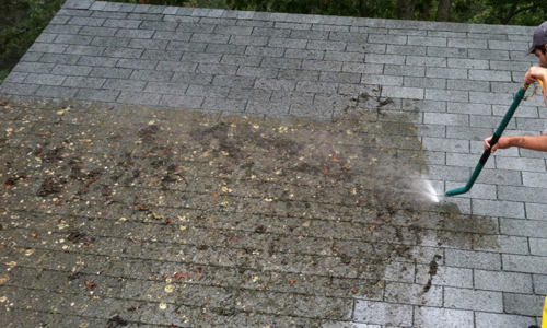 Professional pressure cleaning service results