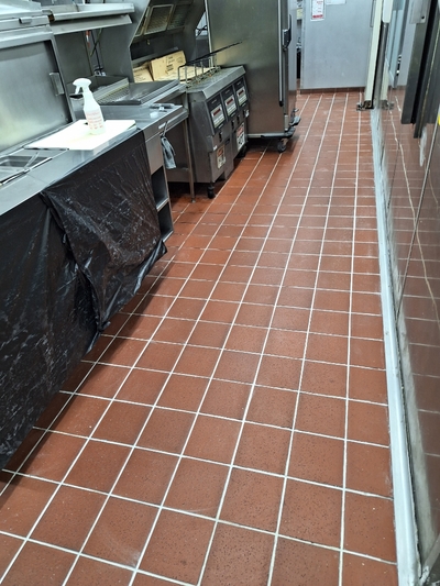 Kitchen Regrouting