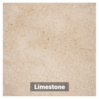 Limestone tiles with natural matte surface