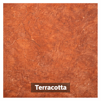 Terracotta tiles with warm natural clay tones