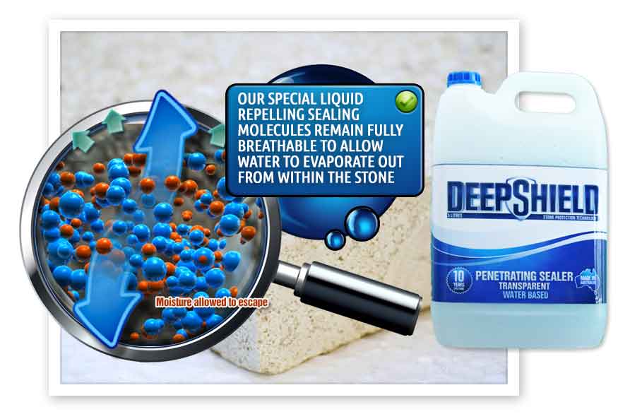 Deepshield penetrating sealer