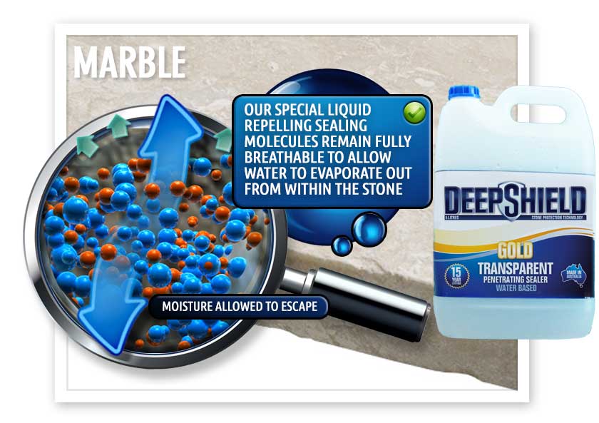 Breathable marble sealer in Wantirna